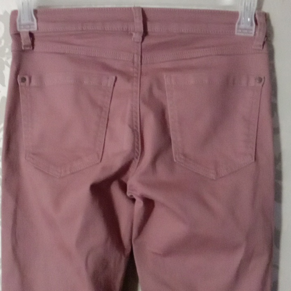 💐LC Lauren Conrad Pink Cuffed Skinny Jeans - Picture 4 of 7
